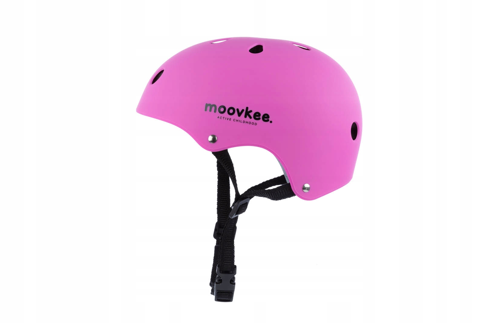 

Kask Dziecięcy Moovkee. Różowy Mat 48-55 cm