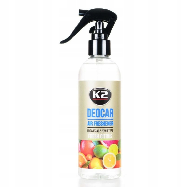 K2 DEOCAR 250ML FRESH CITRUS ODŚWIEŻACZ POWIETRZA