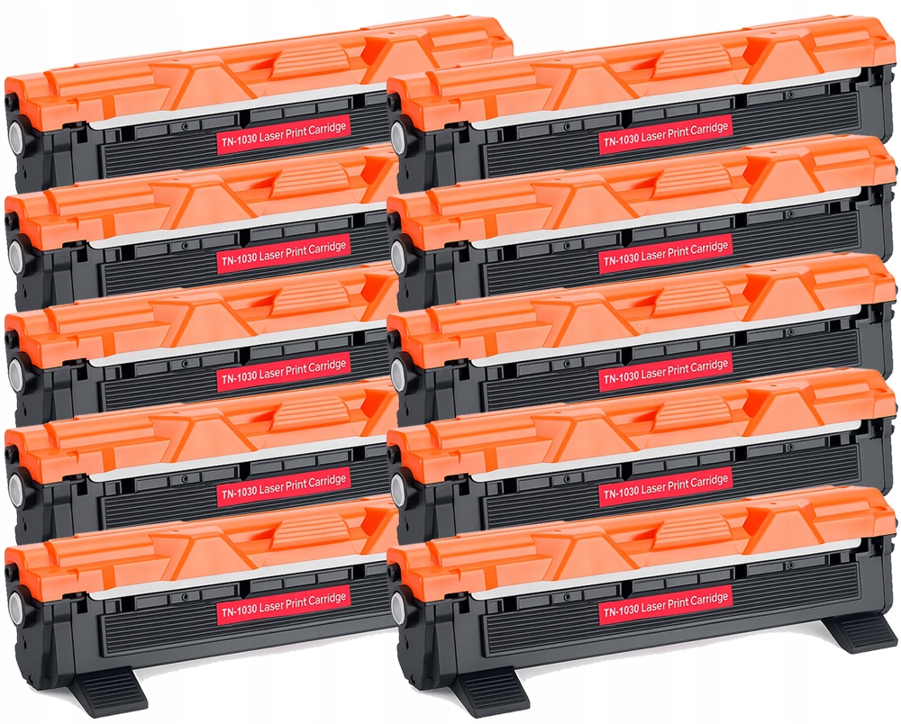 Sada Tonerů 10 Ks XL TN-1030 Pro Brother HL-1110 1112 1210 DCP-1510 Mfc