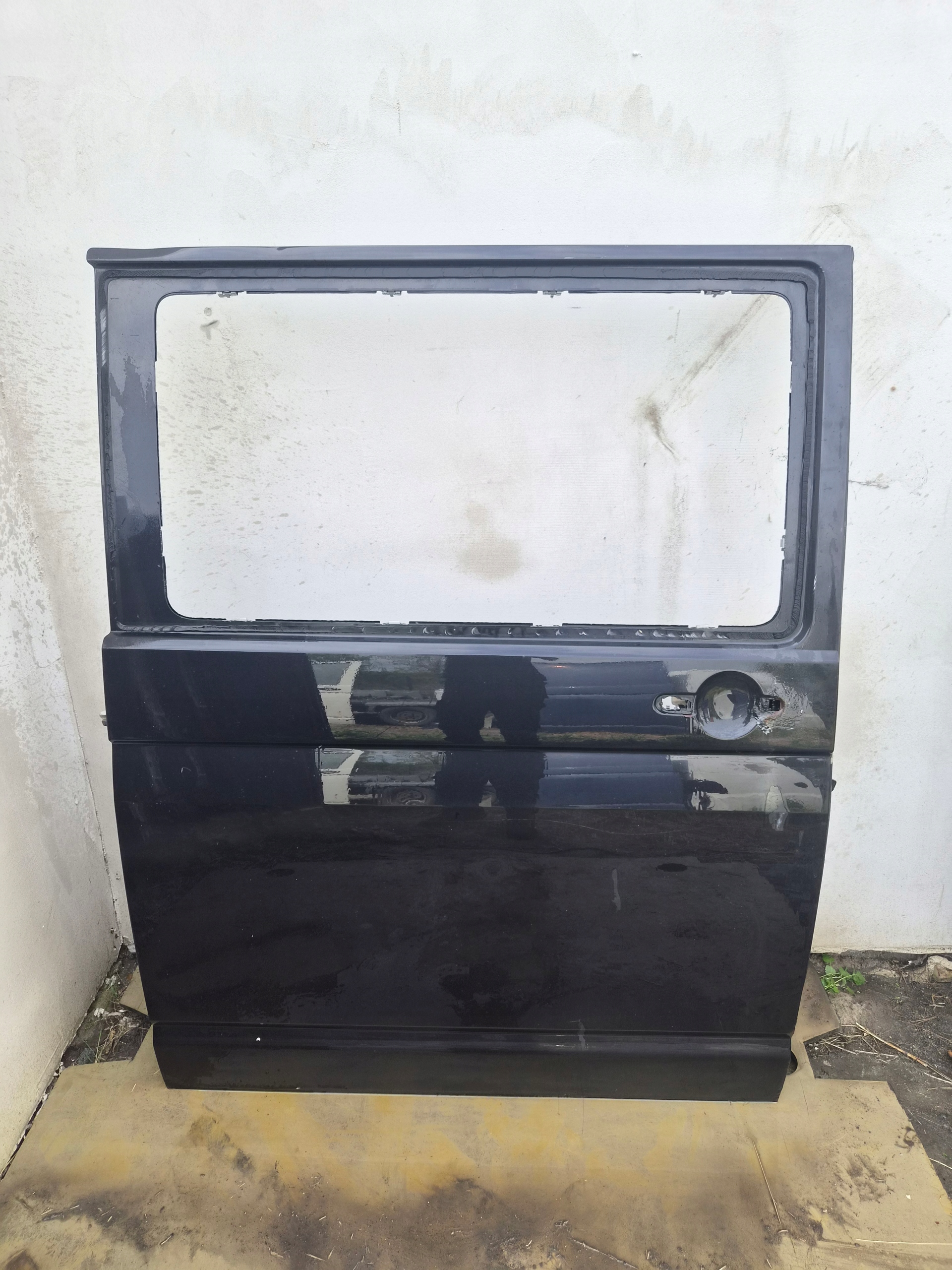 door sliding VW T5 T5 lift side right black,
