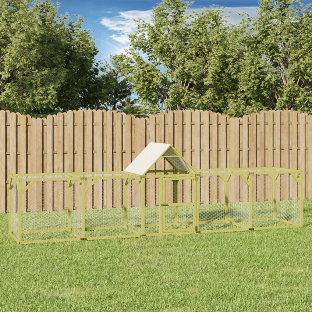 Fionshop 262666786 Kurník 500 x 100 x 150 cm impregnované masivní borové