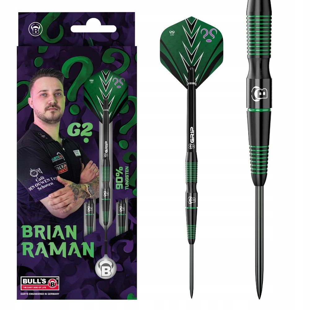 Šipky Bulls Brian Raman E2 90% 26 G