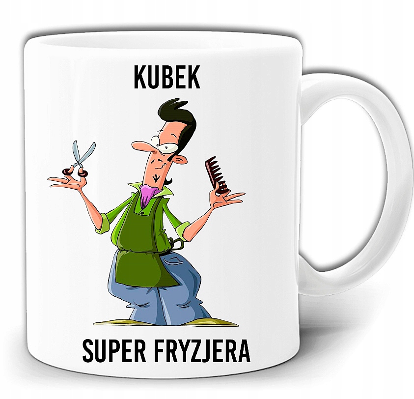 

Dla Fryzjera Prezent Śmieszny Kubek +pudełko GW374
