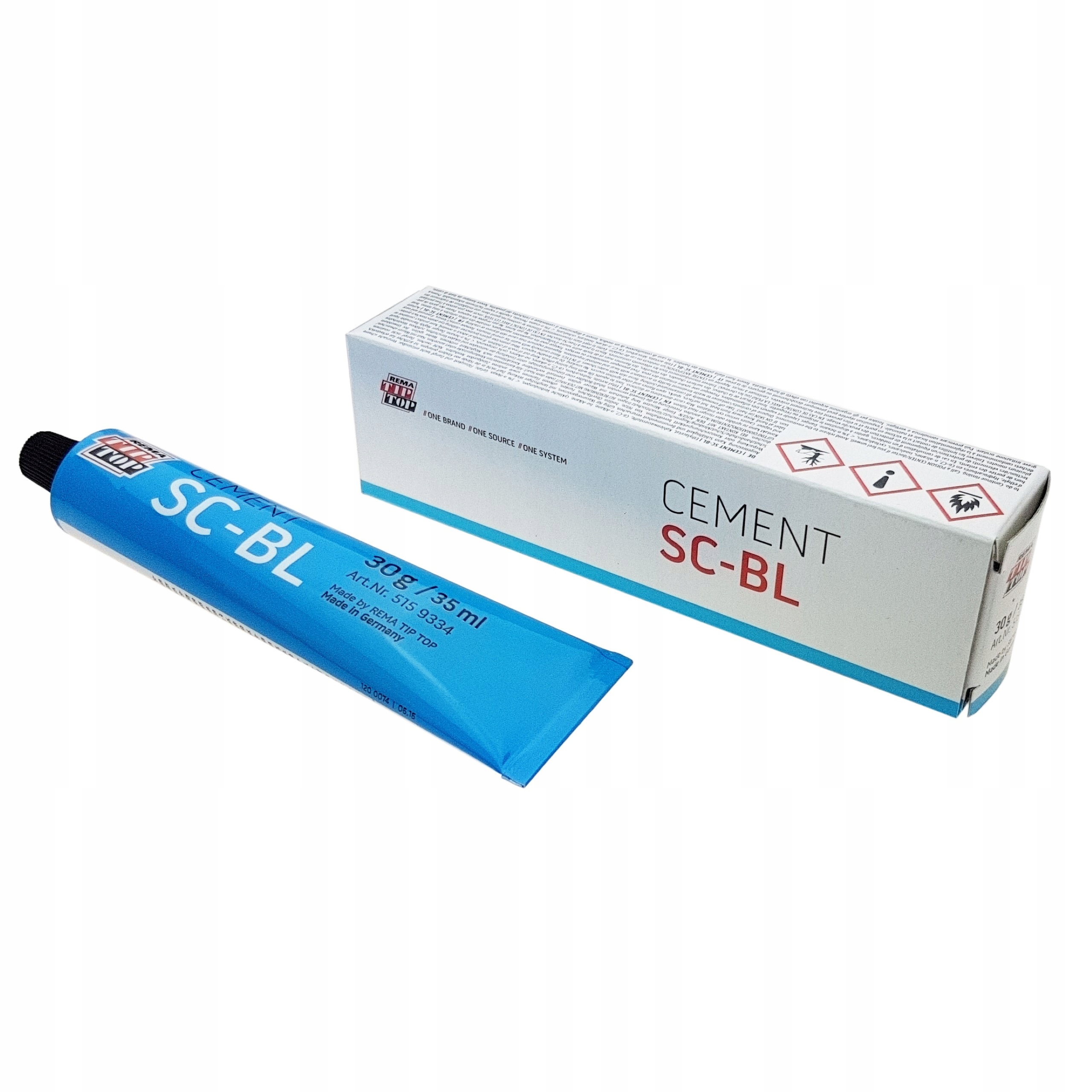 KLEJ DO ŁATEK OPON DIAGONALNYCH, SPECIAL CEMENT BL 30G 35ML REMA TIPTOP Producent Rema Tip-Top