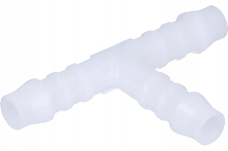 Trójnik do podciśnienia T 8x8x8 plastik biały