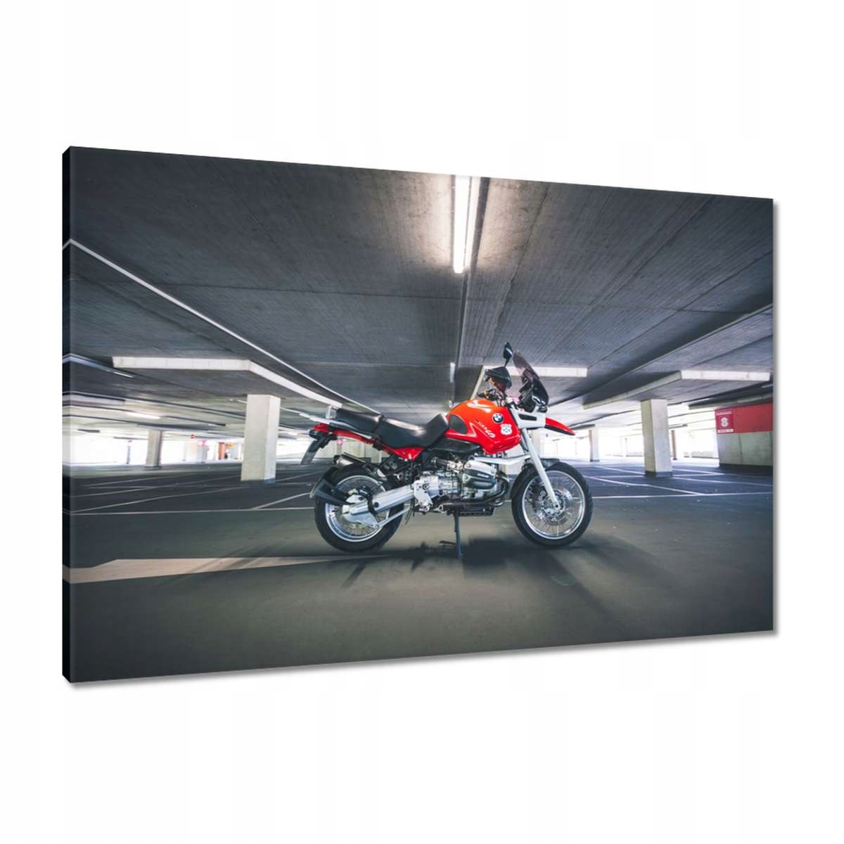 Obrazy 90x60 Červený motocykl Bmw