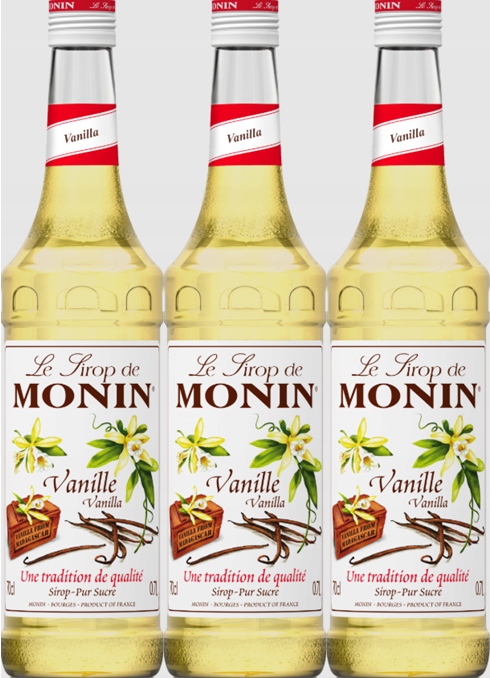 3x Syrop Vanilia Wanillia vanillia Monin