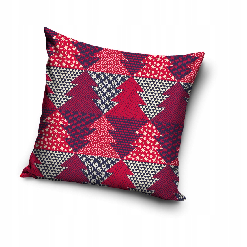 

Poszewka Świąteczna 40x40 Choinki Święta Patchwork