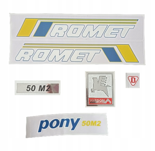 

Motorynka Pony M2 Naklejki