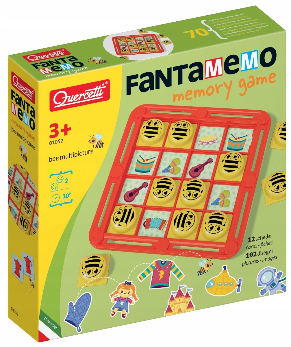 QUERCETTI Gra Pamięciowa Fantamemo Pszczoła Memory Game 1052
