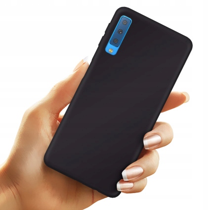 

Czarne Etui do Samsung Galaxy A7 2018 Matt Obudowa