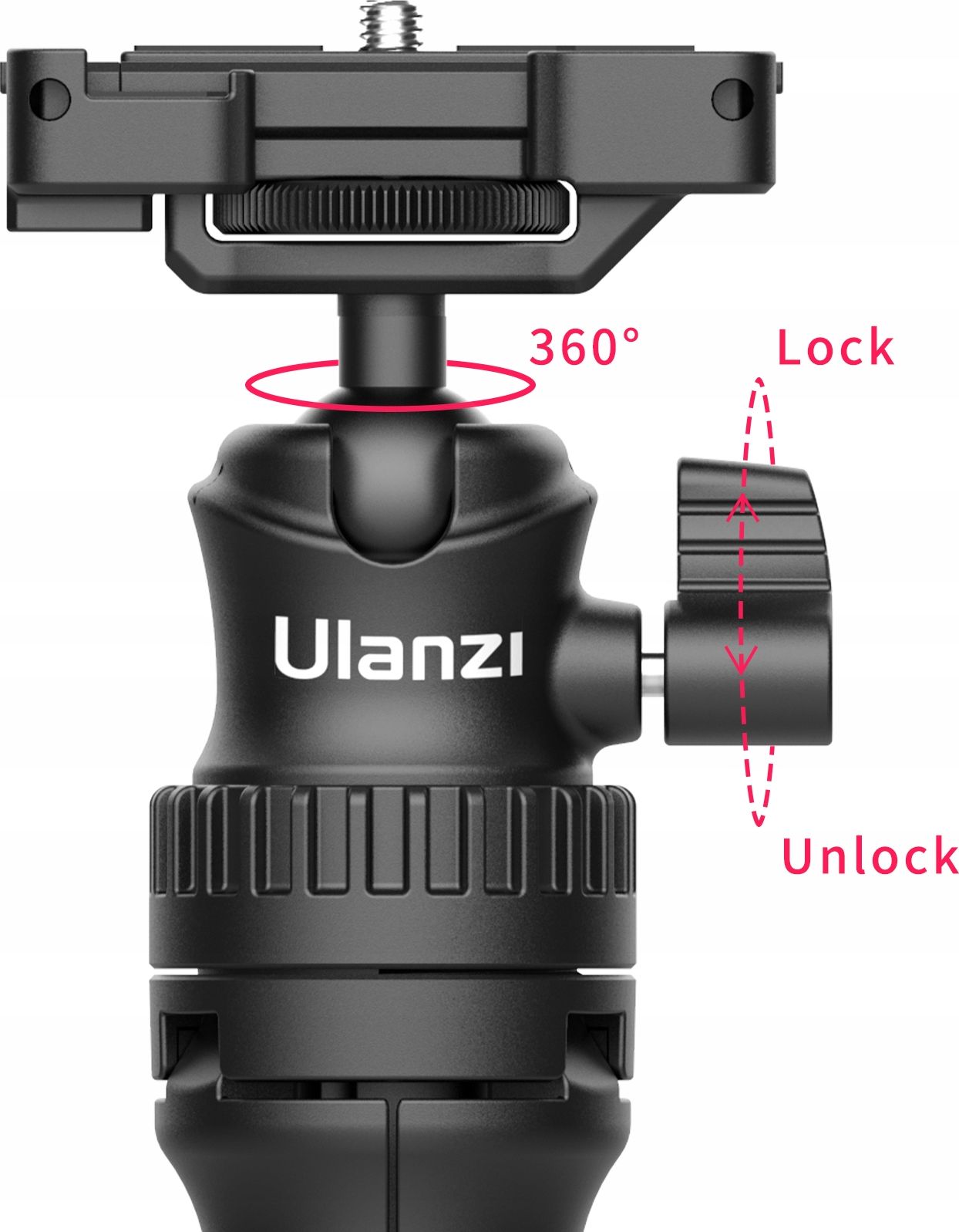 Statyw Ulanzi Statyw Mt34 Wysokość maksymalna 81.5 cm