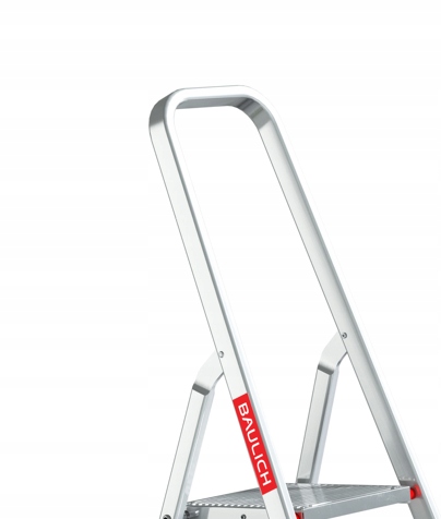 Drabina aluminiowa domowa 4 stopnie BAULICH hak GRATIS produkt POLSKI Marka Baulich