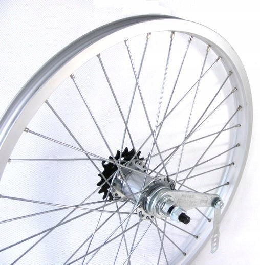 Koło rowerowe tył 20 Torpedo Quando Aluminiowe Srebrne
