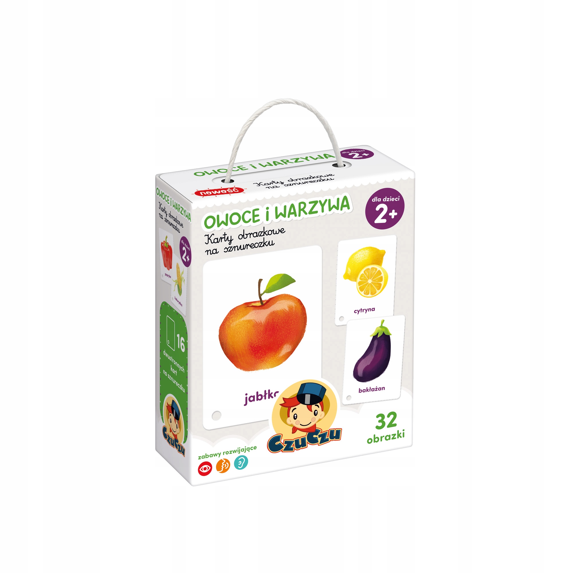 

CzuCzu Karty obrazkowe Owoce i warzywa 2+