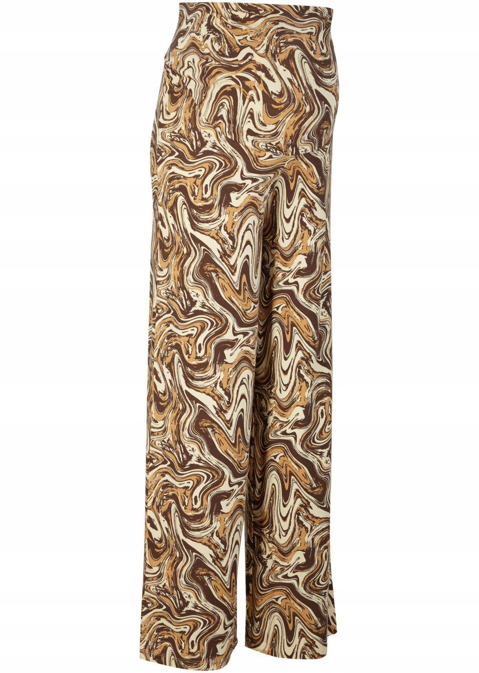 BONPRIX _DYI LYU SPODNIE DŻERSEJOWE CIĄŻOWE PALAZZO _/ 44 Materiał dominujący poliester