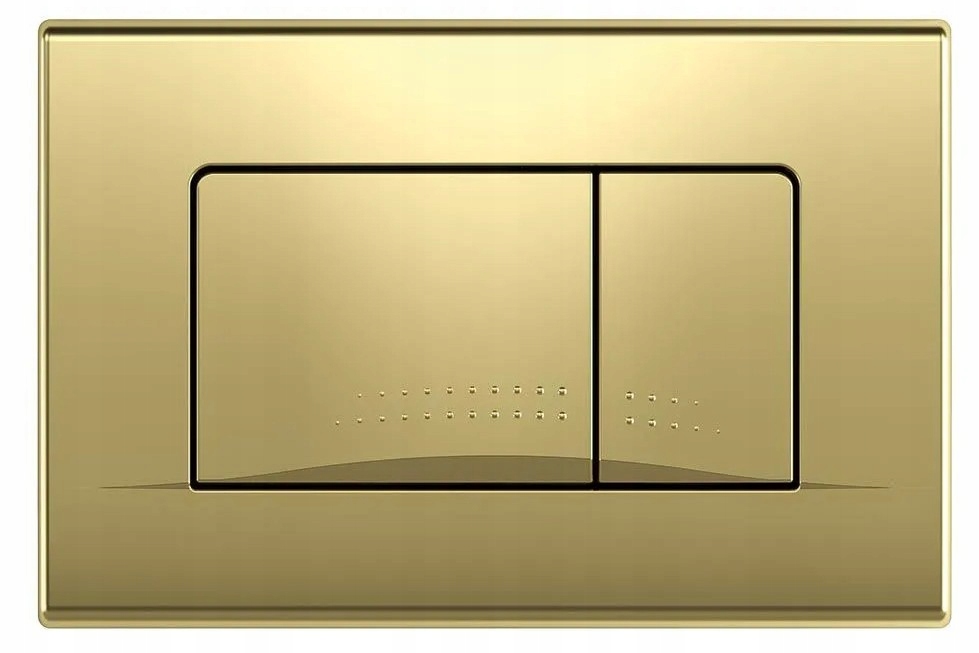 Splachovacie tlačidlo Dots Duo Zlatý mat pre Wc 189 I 198 Schwab