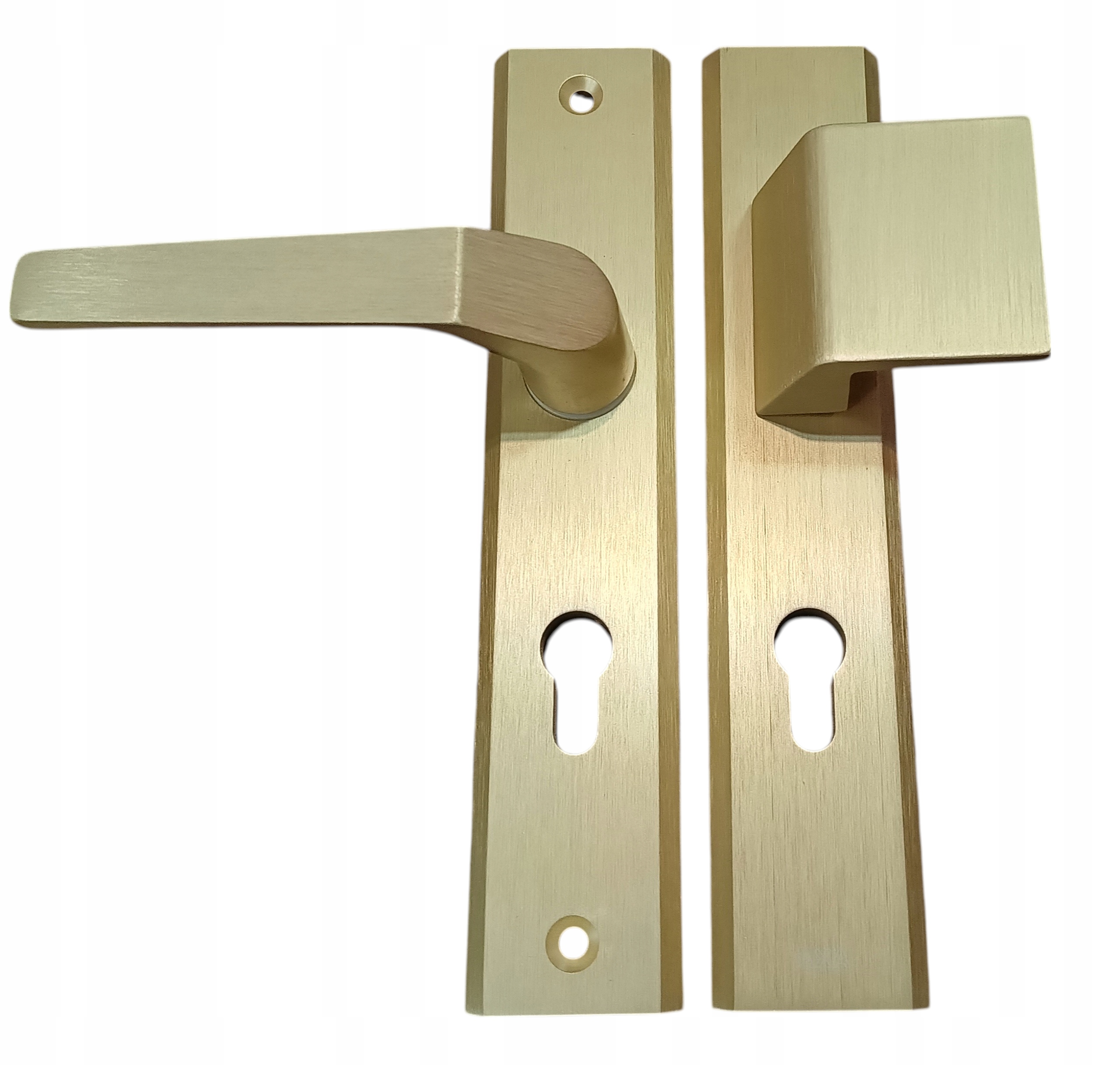 Novinka Vonkajšia pevná kľučka Axa Fast rozteč 72 mm, F3 zlatý výbrus