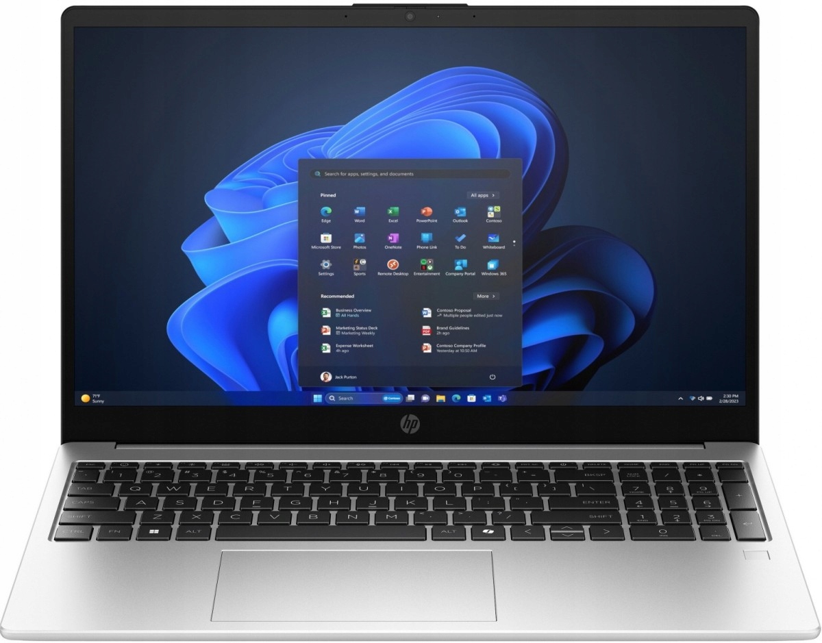 Hp Inc. Laptop 250R G10 5-120U 512GB/16GB/W11P/15,6 cala D4TJ1ET
