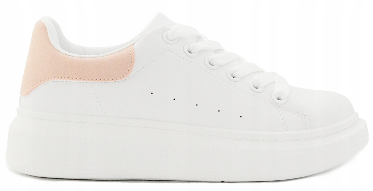 

Buty Damskie Sneakersy Białe