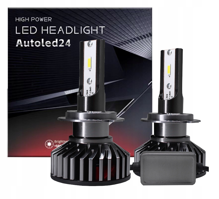 Mini Żarówki Led H7 Retrify CSP1860 20000LM Canbus 6000K Mocne