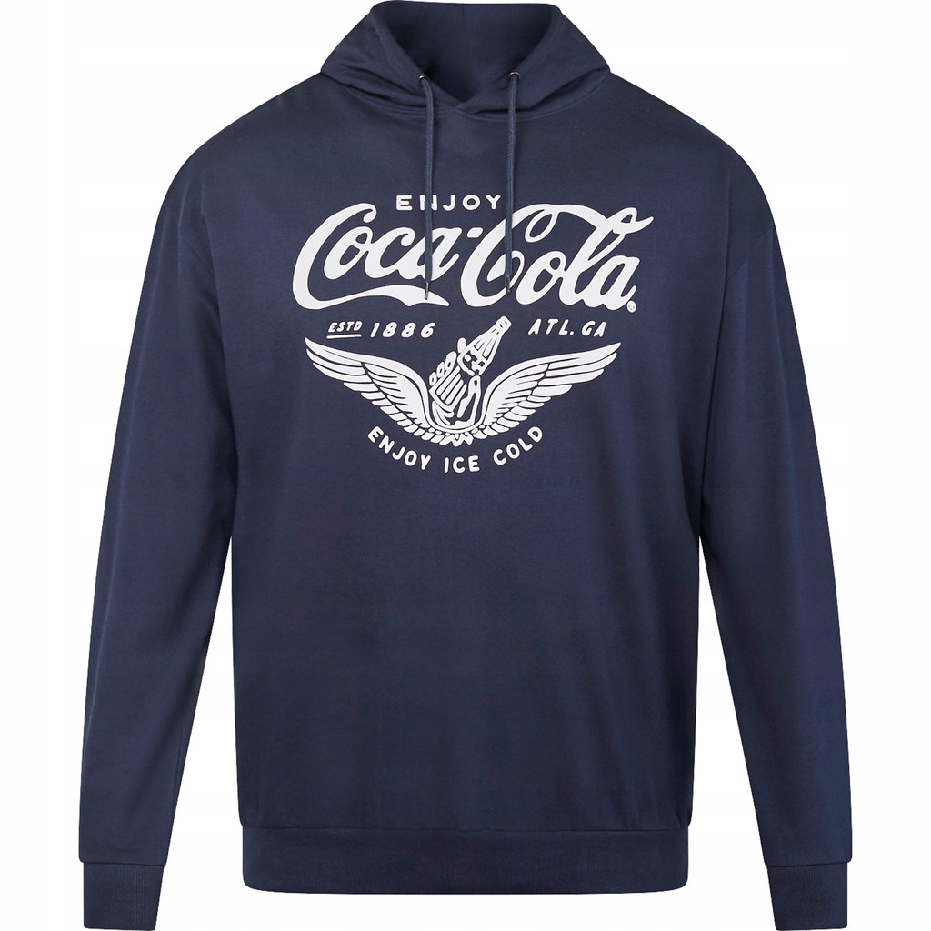 Velká pánská mikina s kapucí North Latitude Coca Cola velké velikosti 4XL