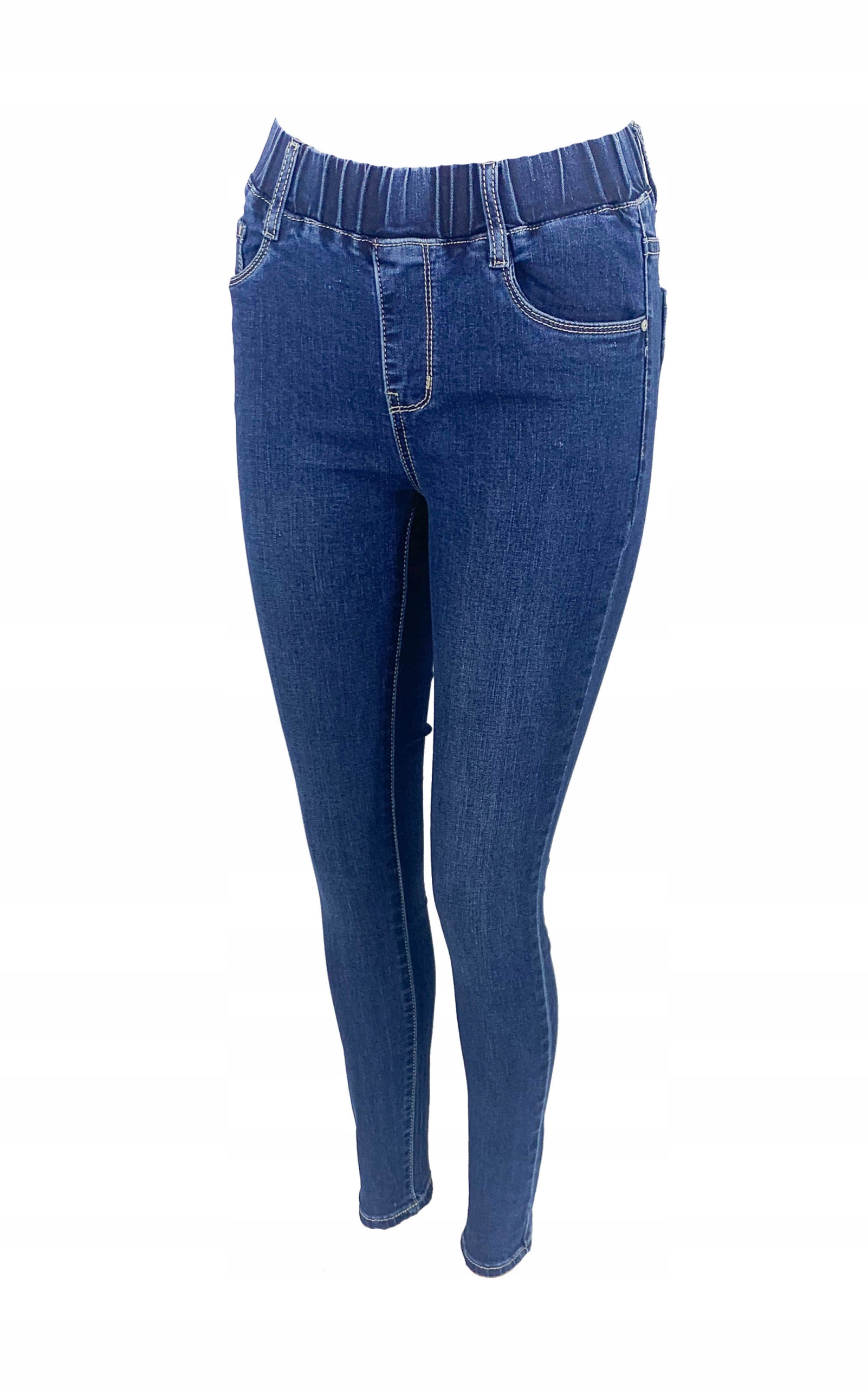 

Spodnie Jeans Rurki Damskie Na Gumce Moyorodi XL