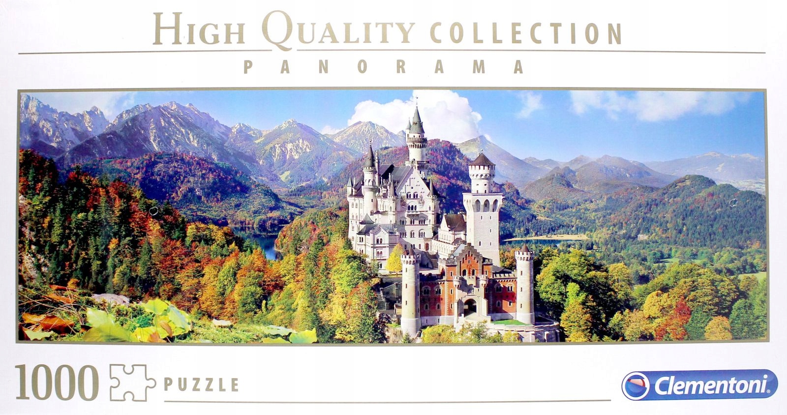 

Clementoni 1000 El. Panorama Neuschwanstein (puzzl