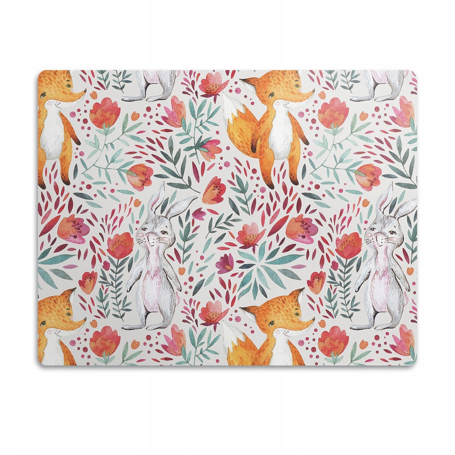 Podložka pod záchod pro kočky Zajíci a lišky 90x60 cm