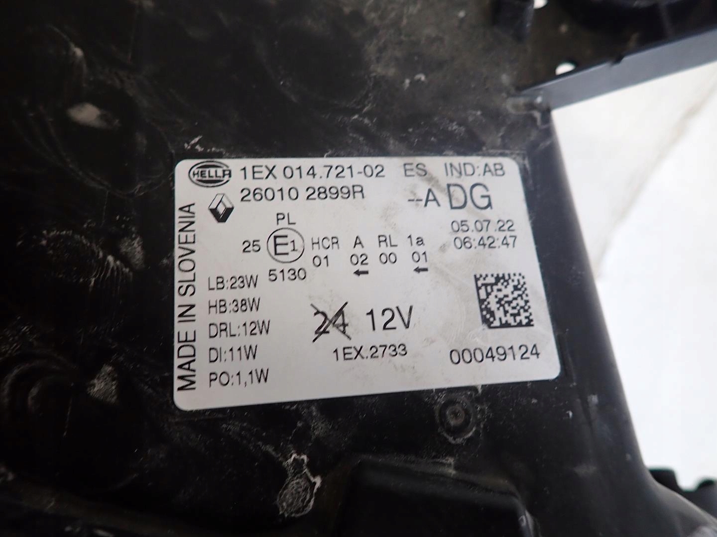 light front front right RENAULT TRAFIC IV 2021- FULL LED 260102899