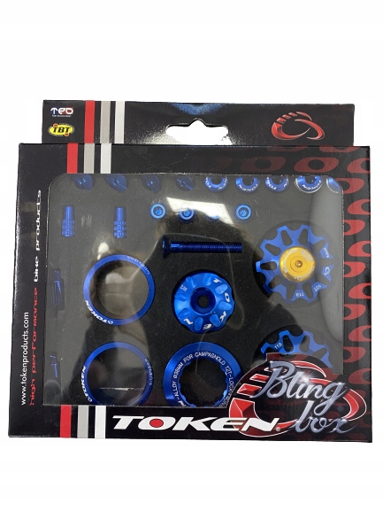 Sada Token bling box 12T Campagnolo modrá