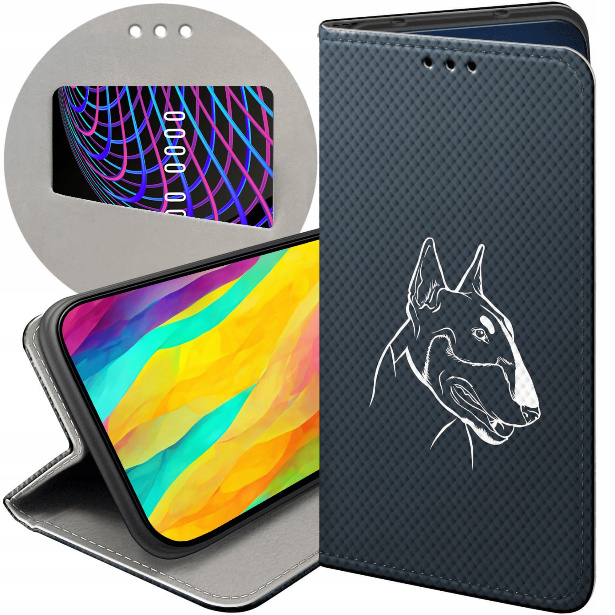 Etui Z Klapką Do Huawei P8 P9 Lite 2017 Męskie Facet Wąsy Futerał