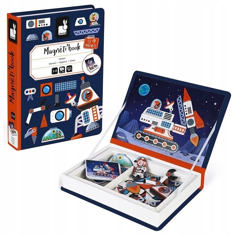 

Janod Magnetibook Magnetyczna Układanka Kosmos
