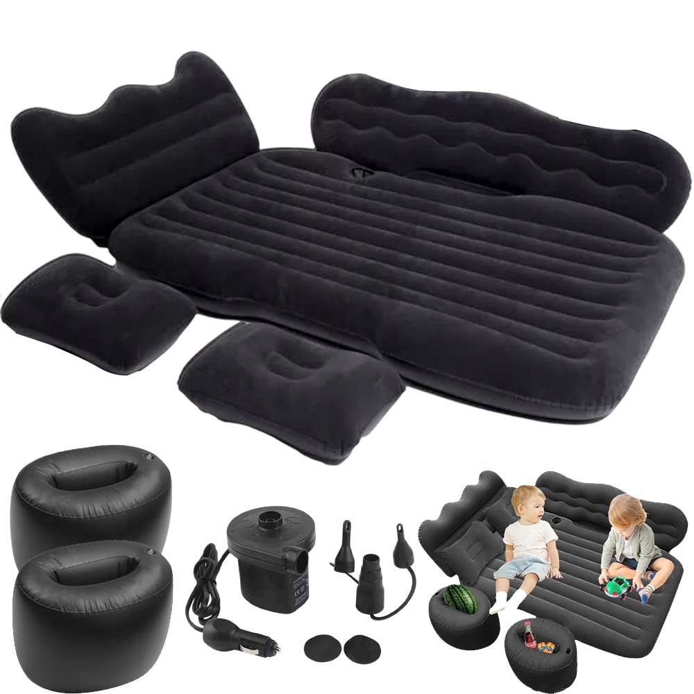 Materac Dmuchany Do Samochodu Welur Pvc Ochrona Przeciw Pęknięciom