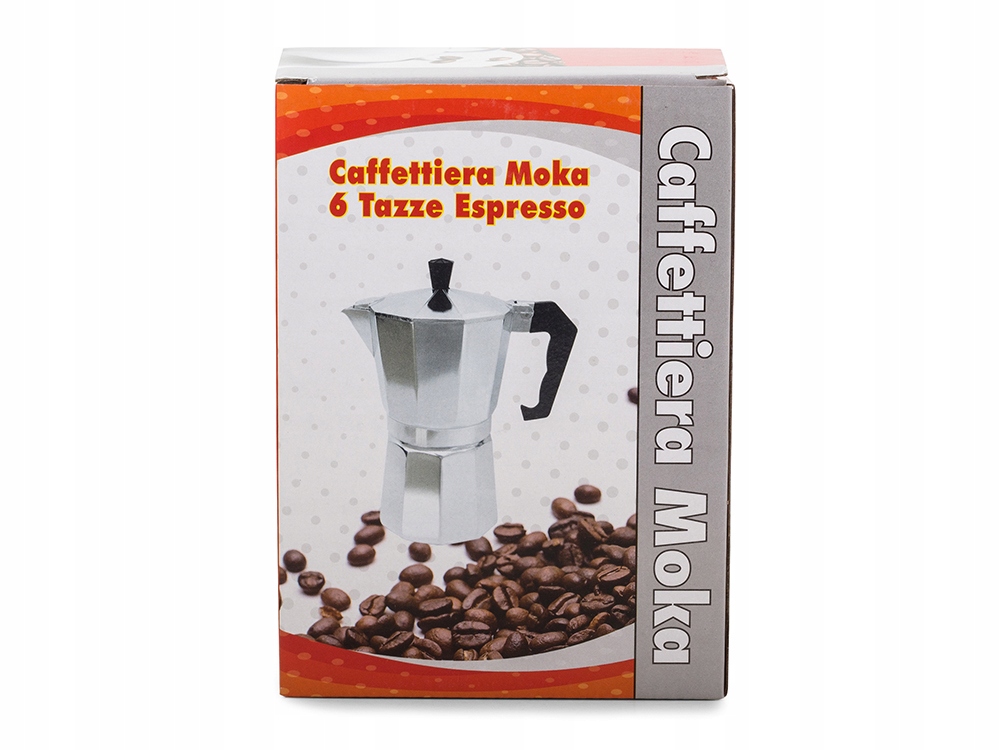 KAWIARKA ZAPARZACZ DO KAWY 6 KAW 300ml ALUMINIOWA Pojemność (w filiżankach) 6