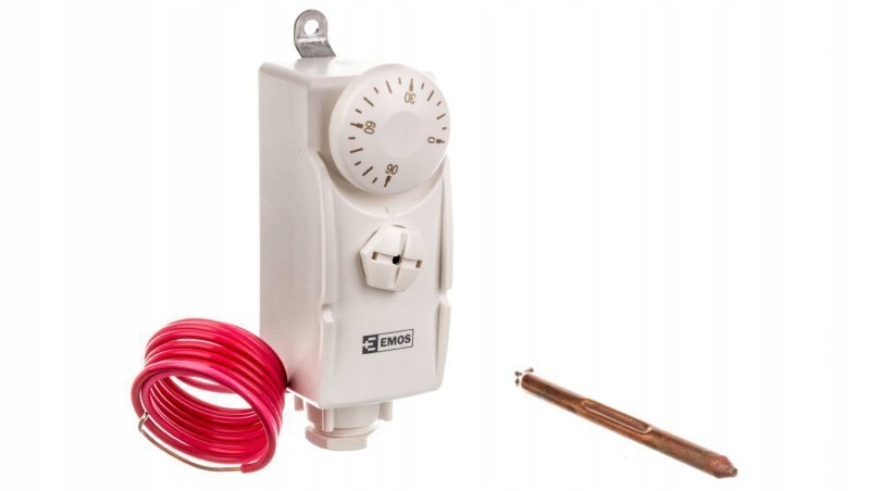 

Termostat ręczny z czujnikiem T80F 0-90°C 16A 230V