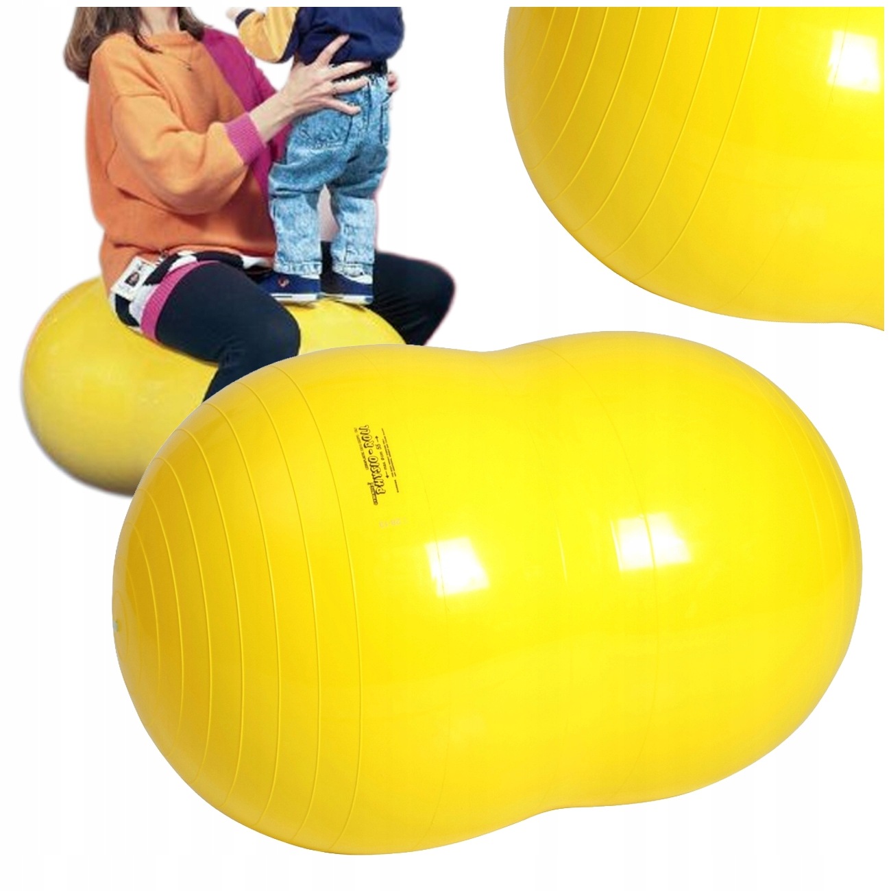 Piłka Rehabilitacyjna "Fasolka" ø 55 90 cm Physio Roll Gymnic