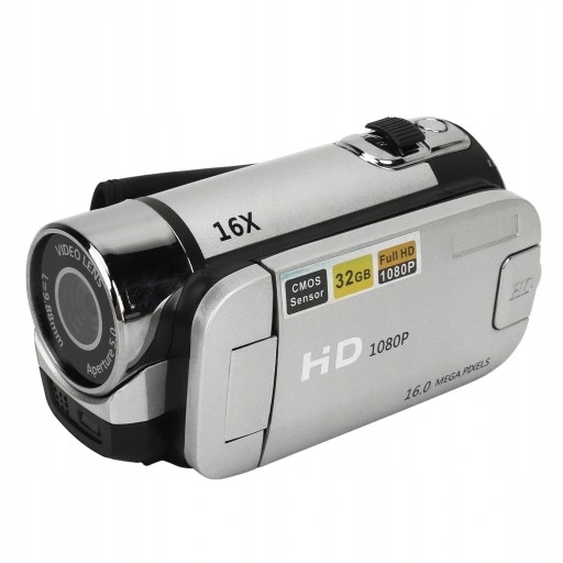 KAMERA CYFROWA 1080P 16 MP 2,4-CALOWA KAMERA Z OBROTOWYM EKRANEM