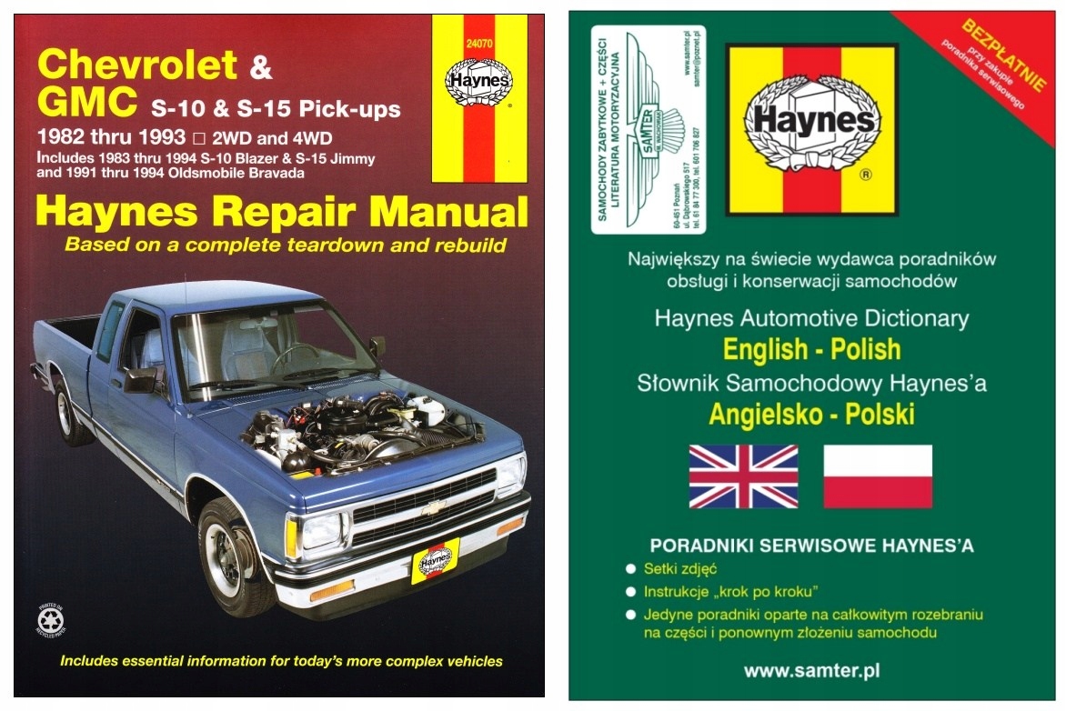 Chevrolet Blazer S-10 Oldsmobile Bravada 1982-1994