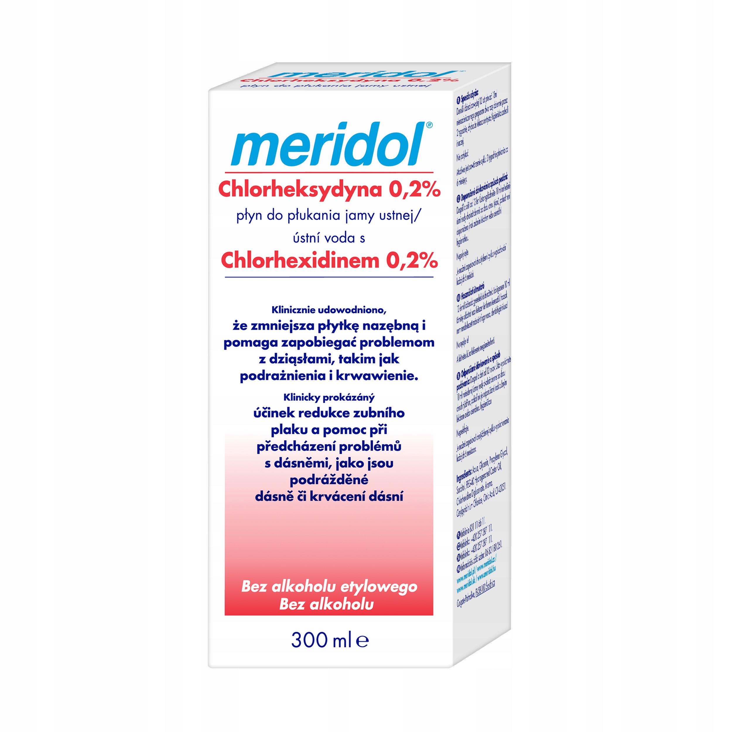 

Meridol Płyn Do Ust Med Z Chlorheksydyną 300ml