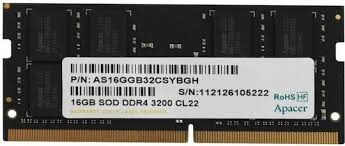 Pamięć Ram Apacer 16GB DDR4 3200MHz AS16GGB32CSYBGH