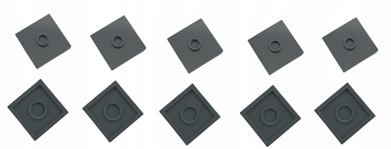 

Lego Płytka wypustka 2x2 ciemny szary 87580 -10szt