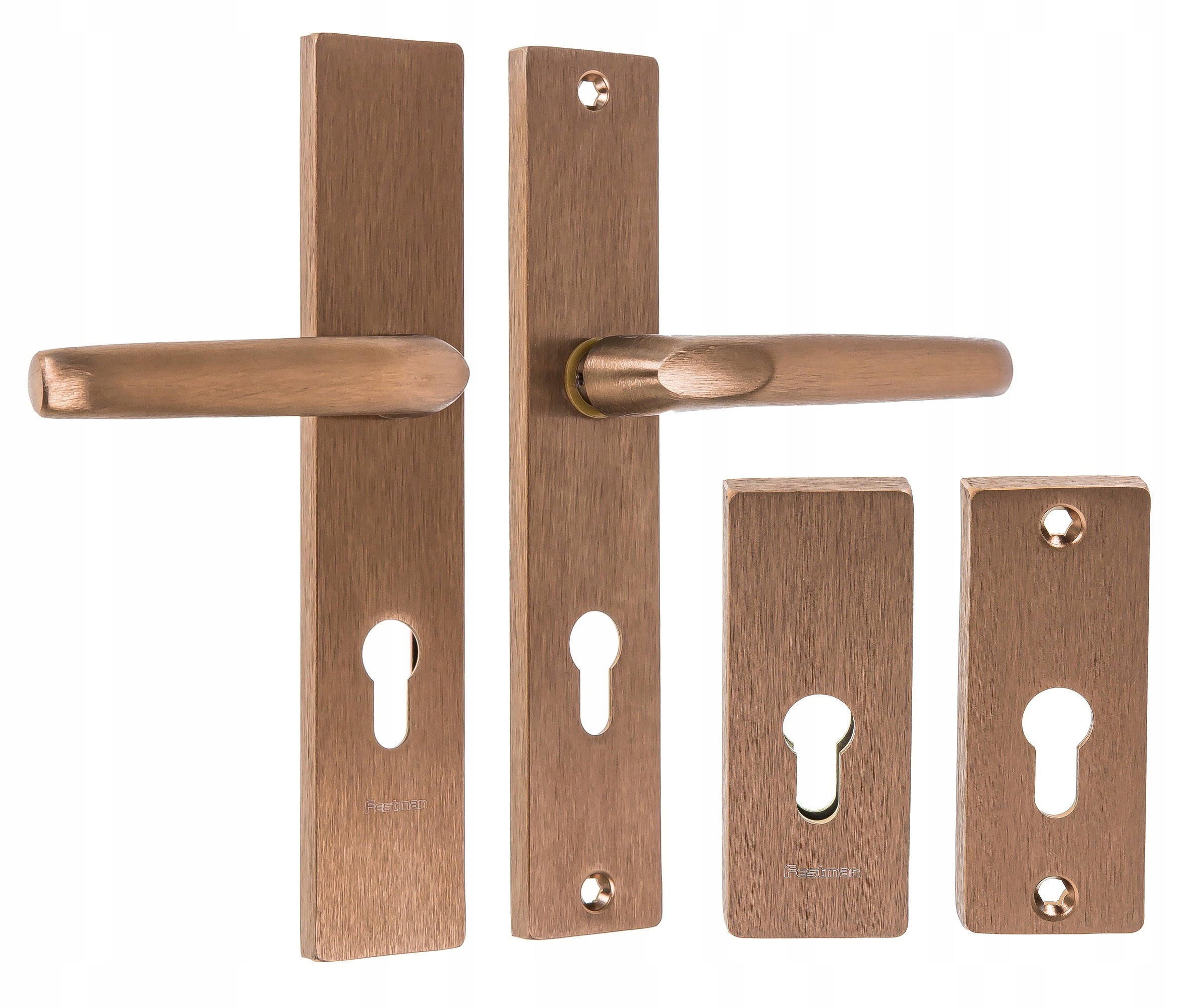 

Vds Klamka zewnętrzna Lambda stare złoto 72 rozeta