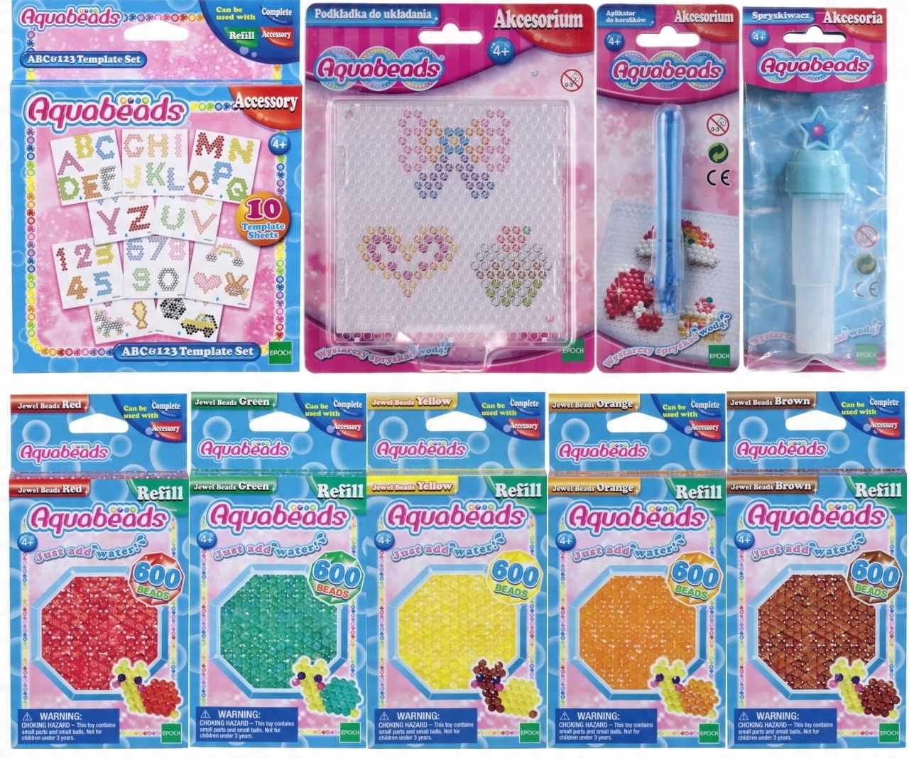 

Aquabeads Akcesoria i Koraliki klejnociki 3000 szt