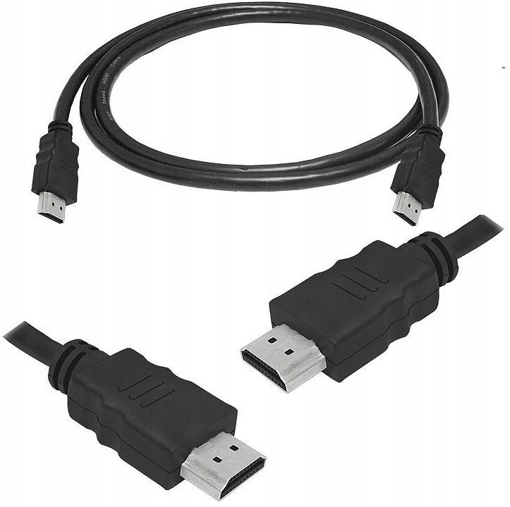 Kabel przewód HDMI - HDMI 2m Full HD do tunera konsoli telewizora dekodera