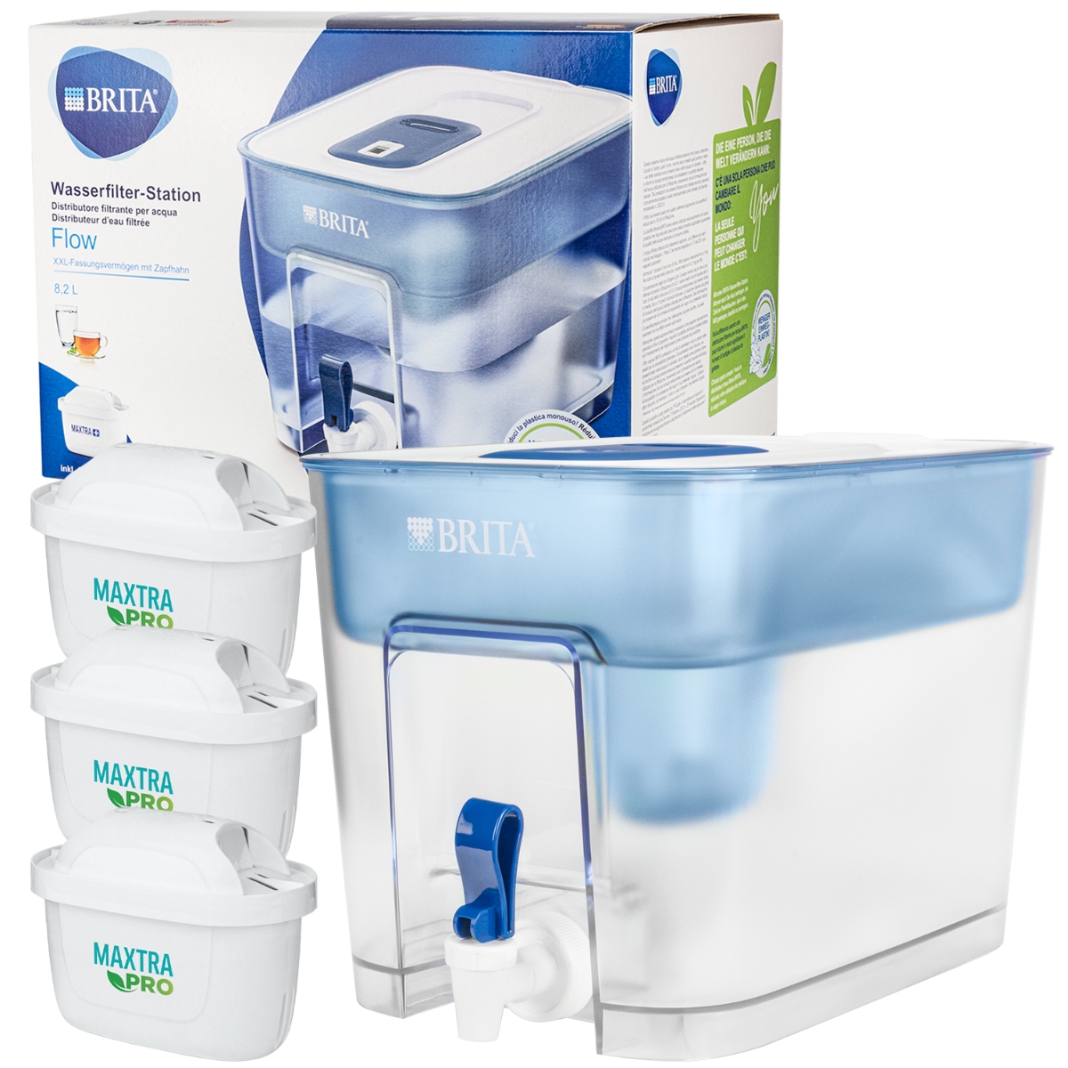 Dzbanek Filtrujący Brita Flow 8,2L 3x Wkład Maxtra Pro Pure Performance