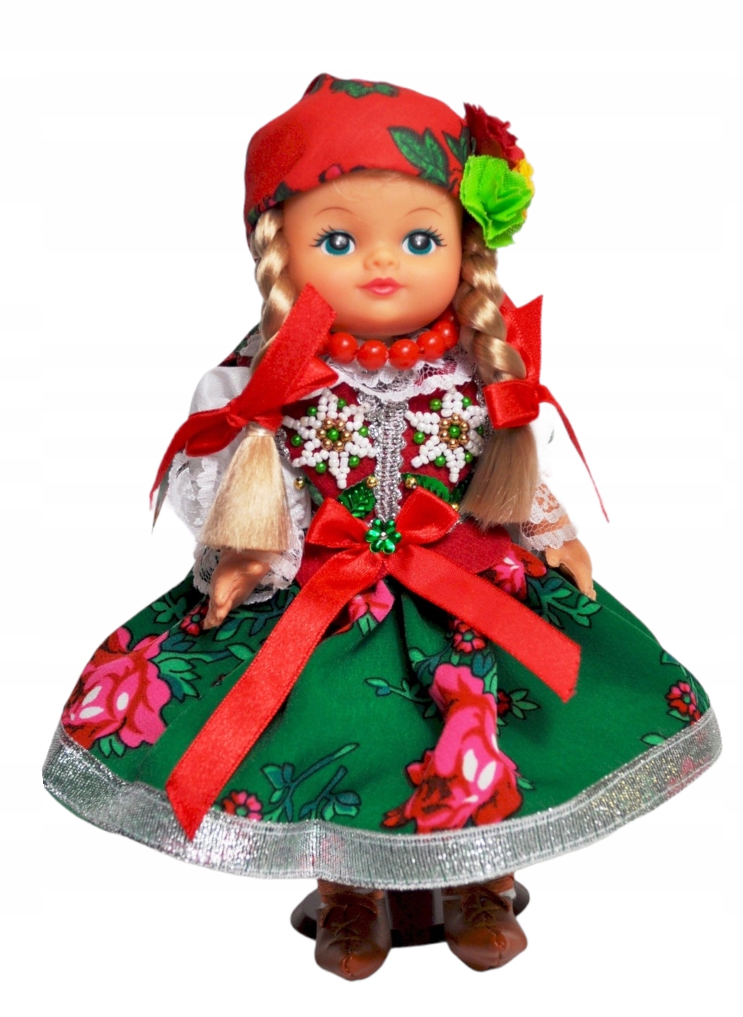 Panenka Horalka 25 cm zelená kurýr bonus