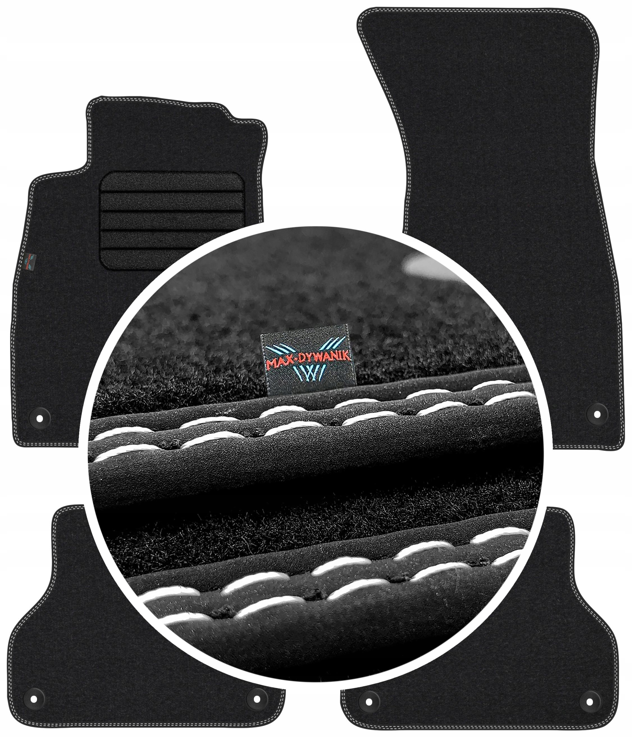 

Audi A4 B9 2015- Dywaniki Welury