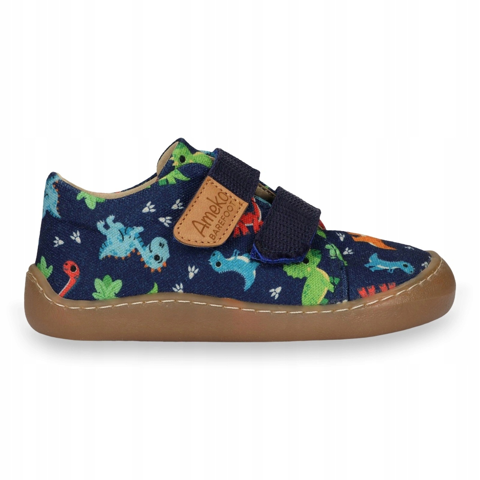 Buty barefoot tenisówki lekkie dziecięce na rzepy Ameko Neo Dino 23