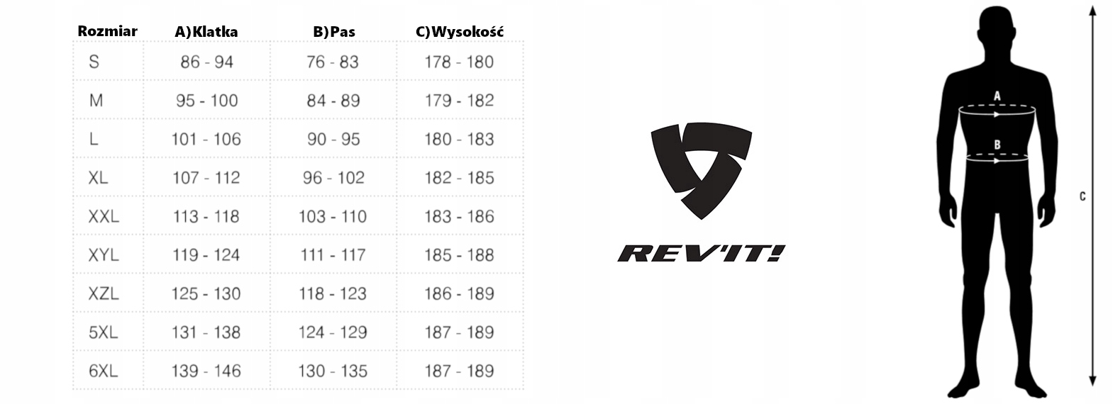 Rev'it Cyclone 3 H2O Kurtka przeciwdeszczowa XS Model Cyclone 3